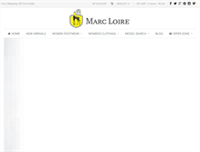 Tablet Screenshot of marcloire.com
